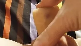 my wife loves her dildo  game when i watch