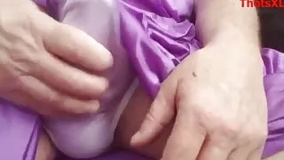 Tight Pussy Blonde Spreads it Wide