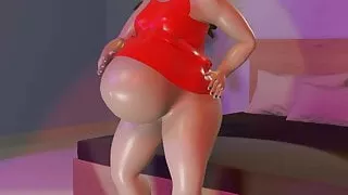 Maternity Clothing - Growing a Giant Pregnant Belly