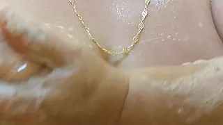 French big boobs shower