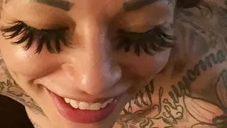 Tattooed beauty gets first massive facial