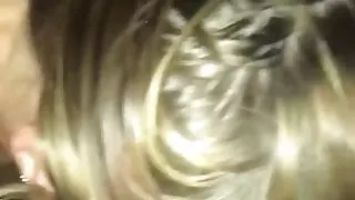 Blonde slut bbc worships