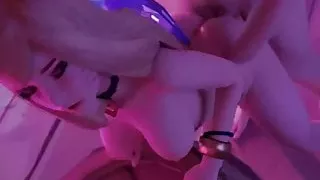 KDA Ahri Doggystyle Fuck And Creampie Hentai Video