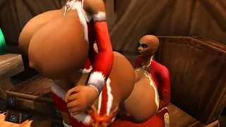 Thick human lapdance