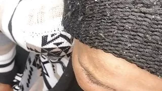 Facial for an Elderly Woman