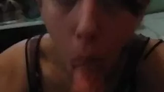 Hot married women giving blow job to her boss