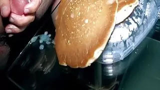 you want me to cum on your pancakes?