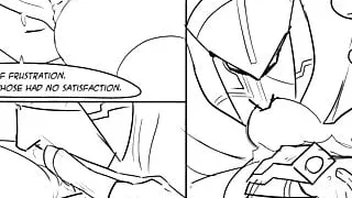 megaman hentai parody chronoforce ashe zx advent