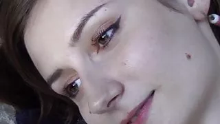 Beautiful girl with a gorgeous hairy pussy