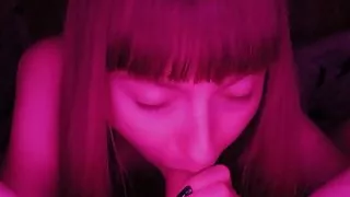 Girlfriend Sensually Sucks Classmate's Cock And Gets Hot Cum