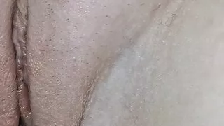 Take a close look inside my wife's pussy