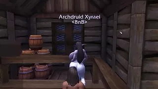 Public Wankrag Xyraei gets bimbofied and milks a bull