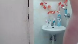 Caught my and filmed her pussy and ass