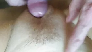 Wife Gets Her Clit Massaged With a Stiff Cock