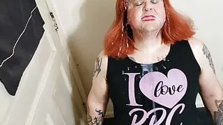 Bukkakesex, Crossdresser, Kleid, Gesichtsbesamung, Interracialsex, Kleiner Schwanz