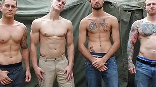 Gay foursome as a Bieber18 would do