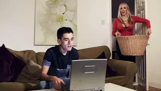 Stepmom Teaches Stepson How To Fuck – full scene at ebrazz.tv