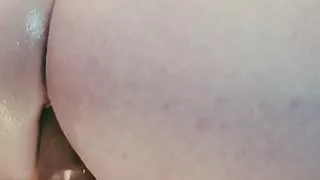 Riding dildo solo