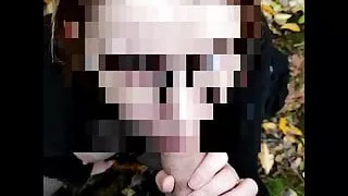i suck my boyfriend  in the forest.