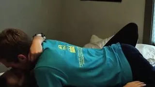 A woman gets fucked from behind!