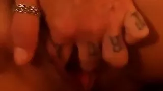 Finger fucking my soaking wet pussy