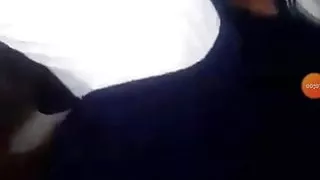 Warming up with my cousin alone at home