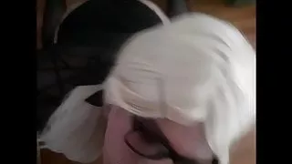 Sissy deepthroats perfekten schwarzen Schwanz - PhillySissySlut