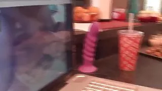 Amber Lynn Bach Baking Cookies, Amber at Home 67