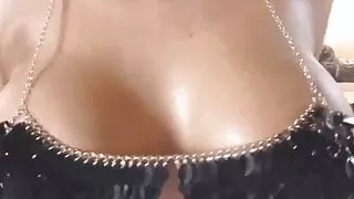 Seductive Ebony with Busty tits nice ride live