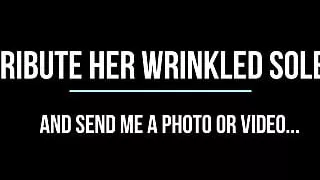 Tribute my wife wrinkled soles...