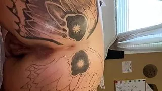 Pawg playing with her ass