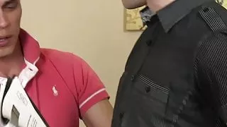 She caught boyfriend with gay buddy fucking