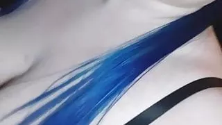 Short boobie striptease