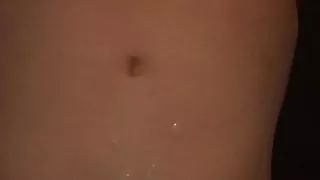 French cumshot on her