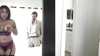 US Business Man Fucks Asian Whore at Office