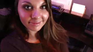 CALI HAYES, ASHLEY, TEGAN RILEY & CALI CARTER GIVES HEAD