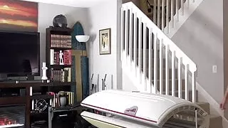 Fucked a big ass slut on the kitchen counter. Cum on face