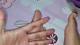 Cheating stepbrothers feet caught on camera