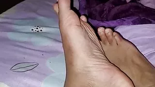 Cheating brothers feet caught on camera