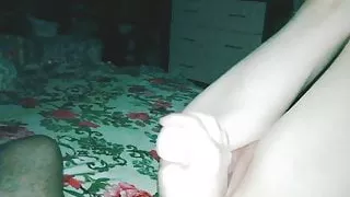 Wife with huge didlo