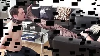 bizarrlady jessica train her foot slave bobby