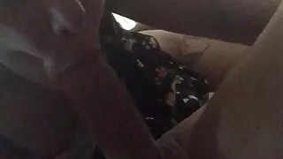 amateur girlfriend  swallows dick