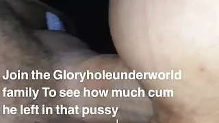 Glory hole bareback
