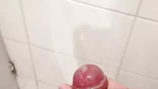 Uncut Cock cumshot