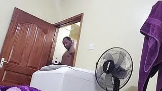 Horny stepsister left a camera in my bedroom for naked checking out