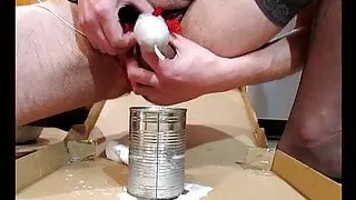 Dip cock in hot wax
