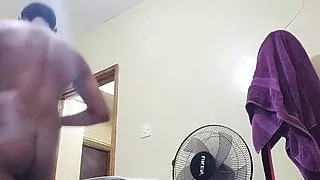 Horny stepsister left a camera in my bedroom for naked checking out