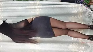 Dance in pantyhose and heels 231