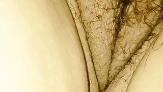 Wife plump hairy pussy