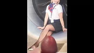 Flight Attendant legs cum tribute